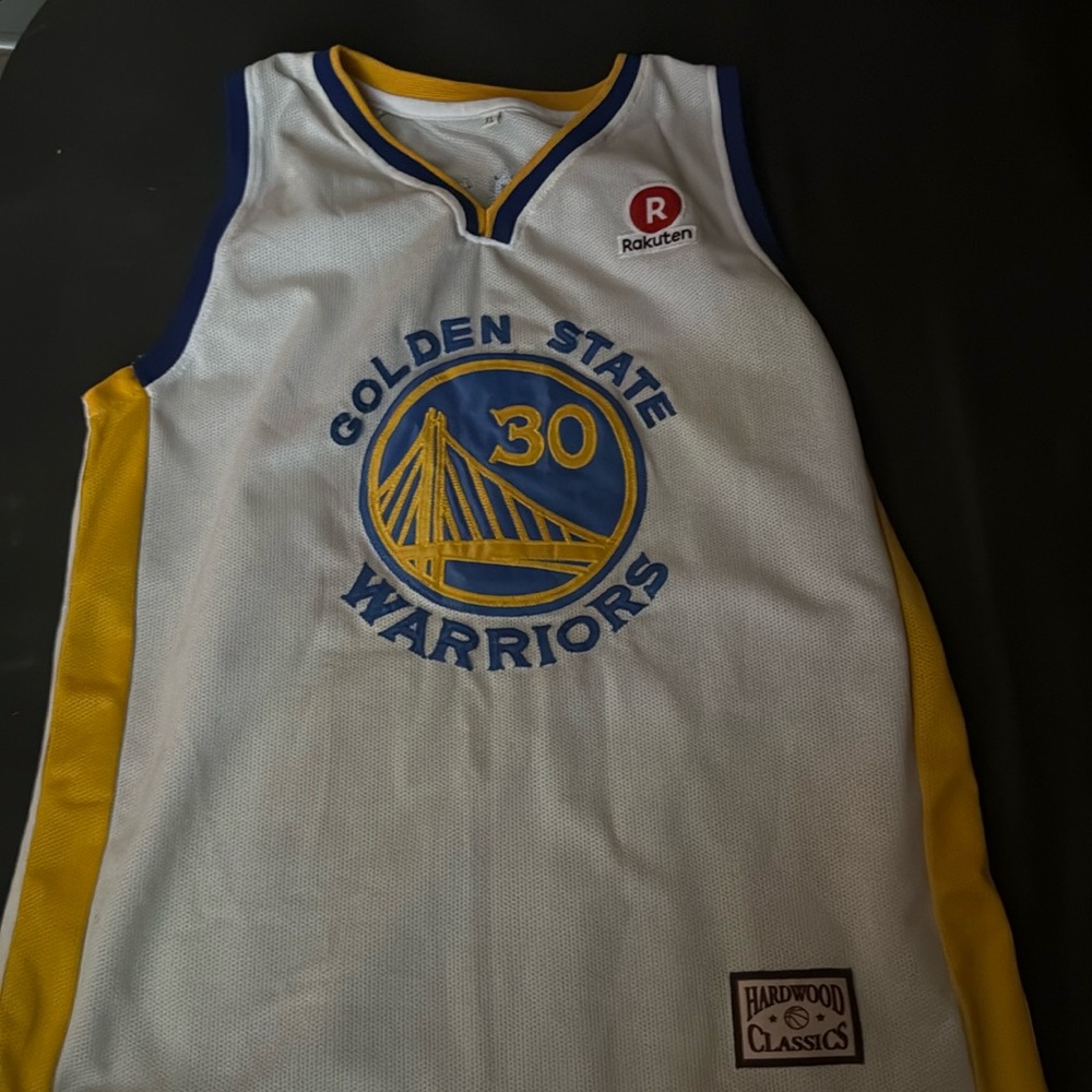 Steph Curry hardwood jersey